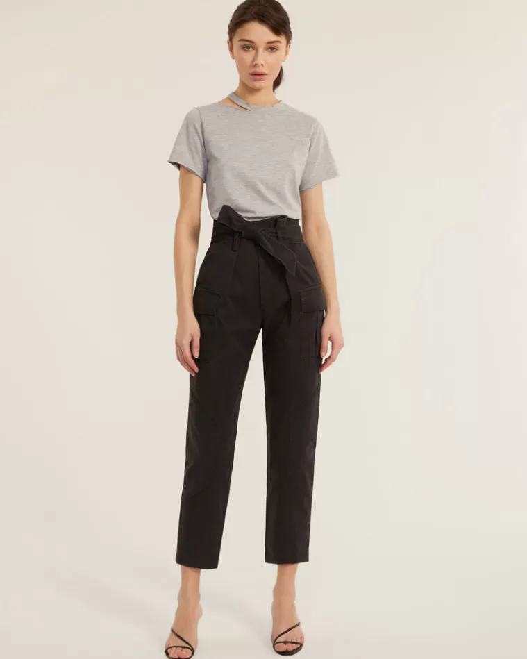 Store MARISSA WEBB Bryn Paper Bag Vintage Washed Pant In Washed Black