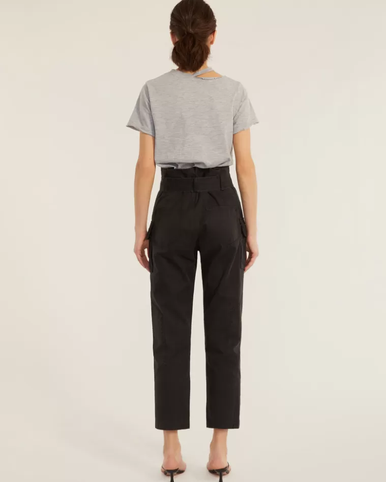 Store MARISSA WEBB Bryn Paper Bag Vintage Washed Pant In Washed Black